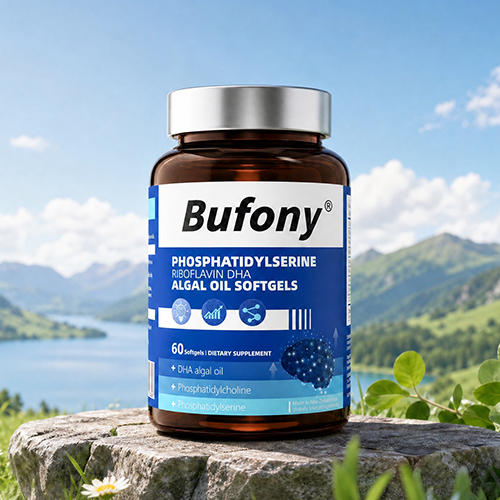 BUFONY PHOSPHATIDYLSERINE  RIBOFLAVIN DHA  ALGAL OIL SOFTGELS